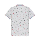 Boys All Over Printed Polo T-shirt